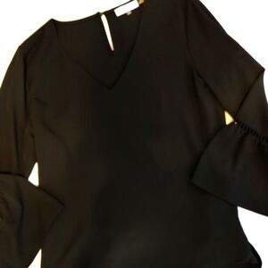 Calvin Klein V-neck Bell Sleeves Top XS